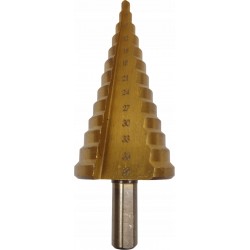 SILVER WIERTŁA STOŻKOWE STOPNIOWE 4-39 MM TYTANOWE 4 szt. ETUI S0320/H