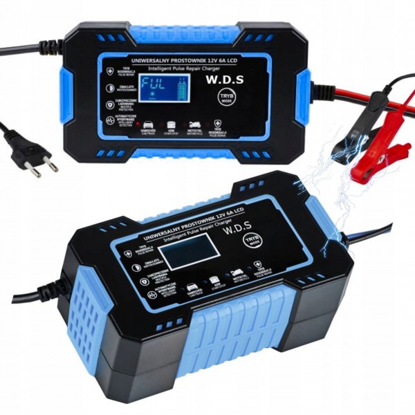 KRAFT&DELE PROSTOWNIK UNIWERSALNY AKUMULATOROWY 12V / 6A W.D.S WDS2230 KRAFT&DELE PROSTOWNIK UNIWERSALNY AKUMULATOROWY 12V / 6A W.D.S WDS2230