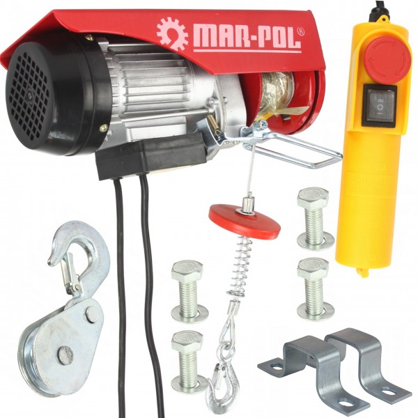 WCIĄGARKA WYCIĄGARKA 230V ELEKTRYCZNA LINOWA 300KG M80789 WCIĄGARKA WYCIĄGARKA 230V ELEKTRYCZNA LINOWA 300KG M80789