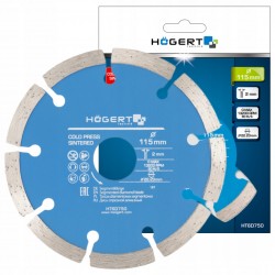 HOGERT TARCZA SEGMENTOWA DIAMENTOWA 115mm X 22.23mm 13200 RPM HT6D750