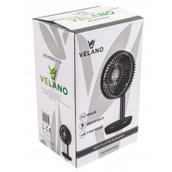 VELANO WENTYLATOR BIURKOWY AKUMULATOROWY WIATRAK BEZPRZEWODOWY VELWEBS0009