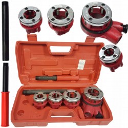 GWINTOWNICA DO RUR ELEMENTY ZESTAW NARZYNEK 1-1/4", 1", 3/4", 1/2" NARZYNKA