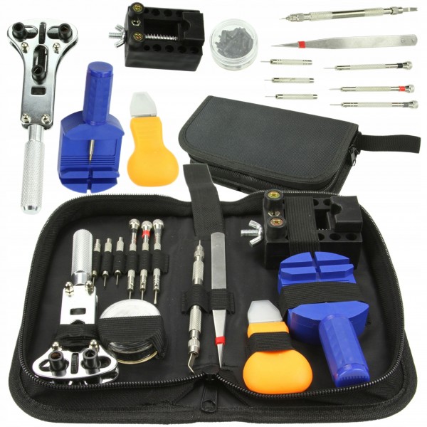 ZESTAW ZEGARMISTRZOWSKI DO NAPRAWY ZEGARKÓW + ETUI M57468