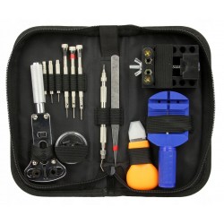 ZESTAW ZEGARMISTRZOWSKI DO NAPRAWY ZEGARKÓW + ETUI M57468