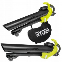 RYOBI ELEKTRYCZNA DMUCHAWA ODKURZACZ DO LIŚCI 3000W 375km/h 45l RBV3000CESV