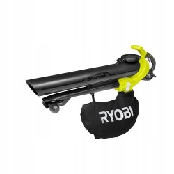 RYOBI ELEKTRYCZNA DMUCHAWA ODKURZACZ DO LIŚCI 3000W 375km/h 45l RBV3000CESV