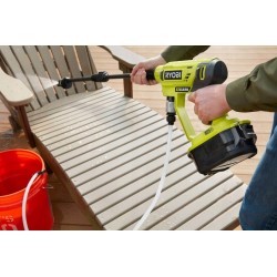 RYOBI AKUMULATOROWA MYJKA ciśnieniowa PISTOLET RY18PW22A 22BAR LANCA WĄŻ 6m