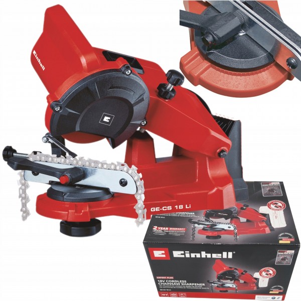 EINHELL OSTRZARKA OSTRZAŁKA DO ŁAŃCUCHÓW AKUMULATOROWA GE-CS 18 Li – Solo EINHELL OSTRZARKA OSTRZAŁKA DO ŁAŃCUCHÓW AKUMULATOROWA GE-CS 18 Li – Solo