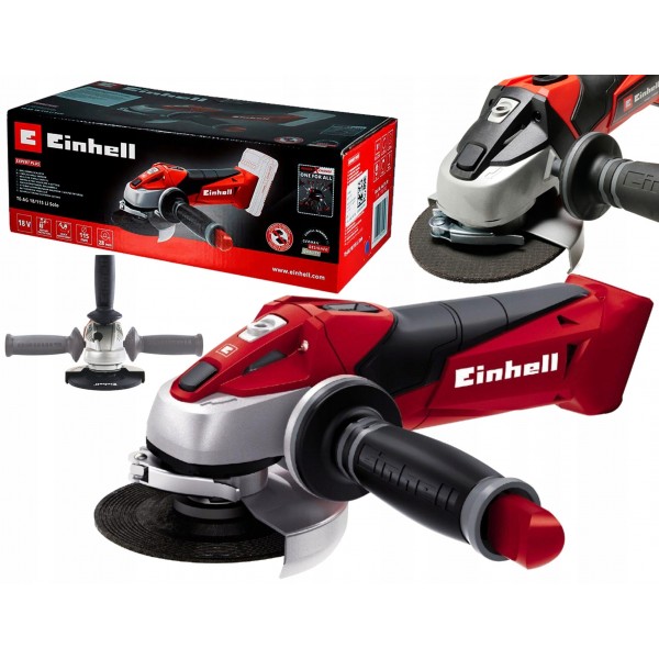 EINHELL AKUMULATOROWA SZLIFIERKA KĄTOWA TE-AG 18/115 Li-Solo 115mm 18V 115 EINHELL AKUMULATOROWA SZLIFIERKA KĄTOWA TE-AG 18/115 Li-Solo 115mm 18V 115