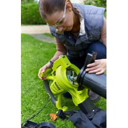 RYOBI DMUCHAWA OGRODOWA ODKURZACZ ELEKTRYCZNY DO LIŚCI 3000W RBV3000CSV