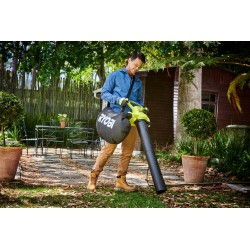 RYOBI DMUCHAWA OGRODOWA ODKURZACZ ELEKTRYCZNY DO LIŚCI 3000W RBV3000CSV