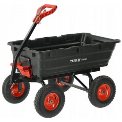 YATO WÓZEK OGRODOWY TRANSPORTOWY Z WYWROTKĄ XXL 550kg KOŁA 13" YT-86961