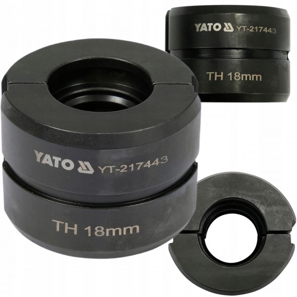 YATO MATRYCE ZAPASOWE DO PRASKI YT-21735 TYP TH 18MM YT-217443 YATO MATRYCE ZAPASOWE DO PRASKI YT-21735 TYP TH 18MM YT-217443