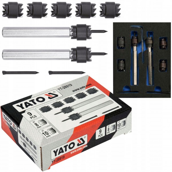 YATO KOMPLET ZESTAW ROZWIERTAKÓW DO ZGRZEWÓW PUNKTOWYCH 8-10mm YT-28919 YATO KOMPLET ZESTAW ROZWIERTAKÓW DO ZGRZEWÓW PUNKTOWYCH 8-10mm YT-28919