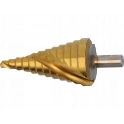 YATO WIERTŁO STOPNIOWE SPIRALNE 6-38MM STAL HSS UCHWYT TRIANGLE YT-44749