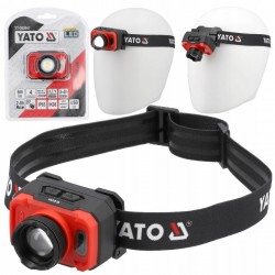 YATO LATARKA CZOŁOWA CZOŁÓWKA 5W 600LM AKUMULATOROWA Z CZUJKĄ RUCHU 085941