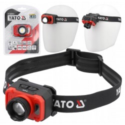 YATO LATARKA CZOŁOWA CZOŁÓWKA 5W 600LM AKUMULATOROWA Z CZUJKĄ RUCHU 085941