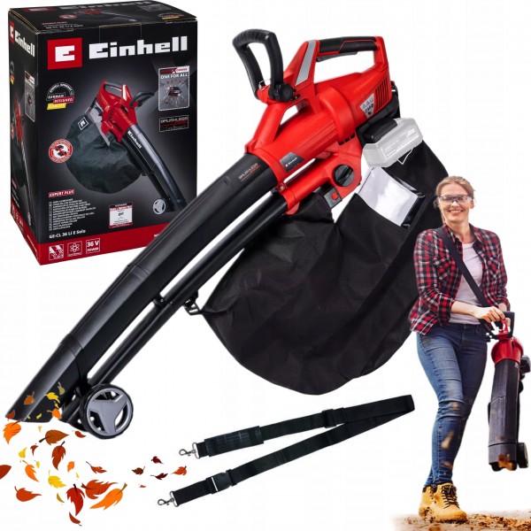 EINHELL ODKURZACZ DMUCHAWA DO LIŚCI AKUMULATOROWY 2x18V GE-CL 36 Li E-Solo EINHELL ODKURZACZ DMUCHAWA DO LIŚCI AKUMULATOROWY 2x18V GE-CL 36 Li E-Solo
