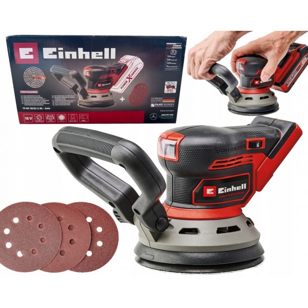 EINHELL AKUMULATOROWA SZLIFIERKA MIMOŚRODOWA TP-RS 18/32 Li BL Solo 18V EINHELL AKUMULATOROWA SZLIFIERKA MIMOŚRODOWA TP-RS 18/32 Li BL Solo 18V