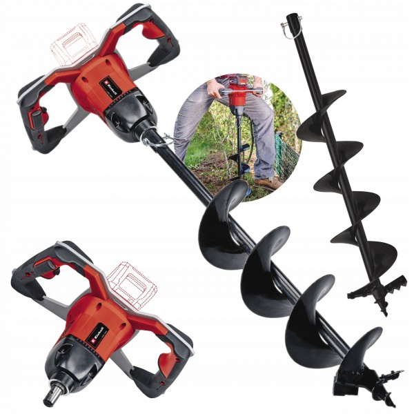 EINHELL WIERTNICA GLEBOWA ŚWIDER AKU 18V 80x15cm BEZSZCZOT GP-EA 18/150 Li