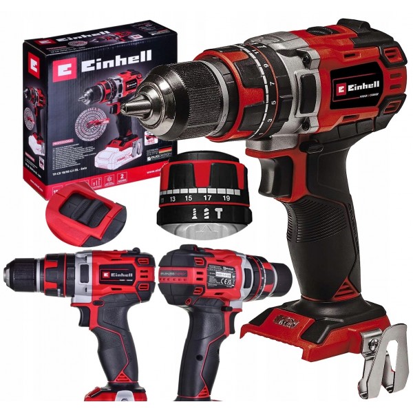 EINHELL AKUMULATOROWA WIERTARKO-WKRĘTARKA UDAR TE-CD 18/50 LI-I BL Solo 18V EINHELL AKUMULATOROWA WIERTARKO-WKRĘTARKA UDAR TE-CD 18/50 LI-I BL Solo 18V