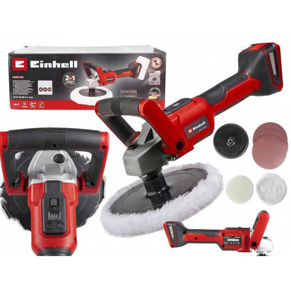 EINHELL POLERKA SZLIFIERKA KĄTOWA AKUMULATOROWA CE-CP 18/180 BEZSZCZOTKOWA EINHELL POLERKA SZLIFIERKA KĄTOWA AKUMULATOROWA CE-CP 18/180 BEZSZCZOTKOWA