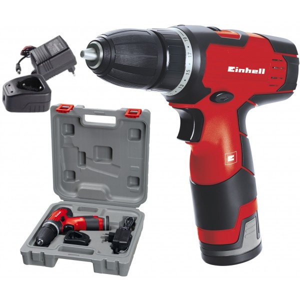 EINHELL AKUMULATOROWA WIERTARKO-WKRĘTARKA TH-CD 12-2 Li 12V WALIZKA 1,3Ah EINHELL AKUMULATOROWA WIERTARKO-WKRĘTARKA TH-CD 12-2 Li 12V WALIZKA 1,3Ah