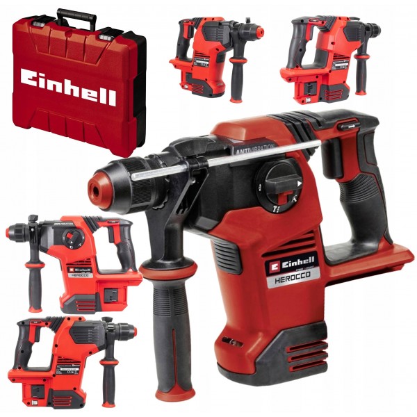 EINHELL AKUMULATOROWY MŁOT UDAROWY HEROCCO 36/28 TWIN PACK BEZSZCZOTKOWY EINHELL AKUMULATOROWY MŁOT UDAROWY HEROCCO 36/28 TWIN PACK BEZSZCZOTKOWY