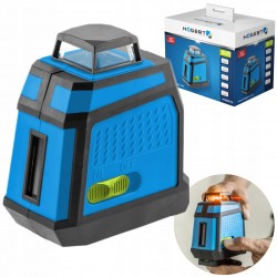HOGERT POZIOMNICA LASEROWA CZERWONA 30M 3D IP54 ETUI HT4M072