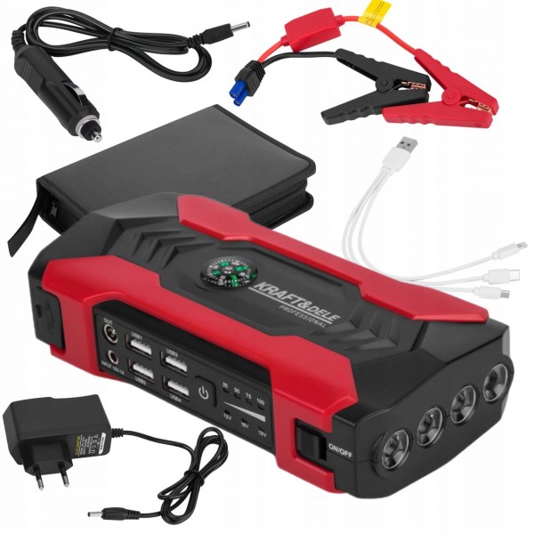 Kraft&Dele URZĄDZENIE WIELOFUNKCYJNE/JUMP STARTER 800A POWERBANK KD5491 Kraft&Dele URZĄDZENIE WIELOFUNKCYJNE/JUMP STARTER 800A POWERBANK KD5491