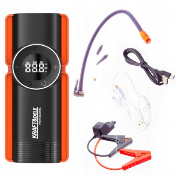 Kraft&Dele URZĄDZENIE WIELOFUNKCYJNE JUMP STARTER 1200A POWERBANK KD5492 Kraft&Dele URZĄDZENIE WIELOFUNKCYJNE JUMP STARTER 1200A POWERBANK KD5492