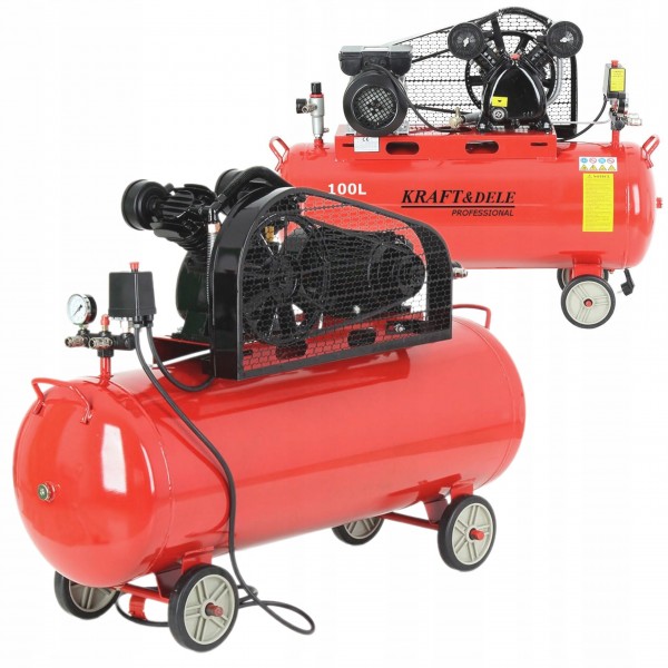 KRAFT&DELE KOMPRESOR OLEJOWY 100L 230V 8bar 480L/m 2 tłoki SEPARATOR KD1472 KRAFT&DELE KOMPRESOR OLEJOWY 100L 230V 8bar 480L/m 2 tłoki SEPARATOR KD1472