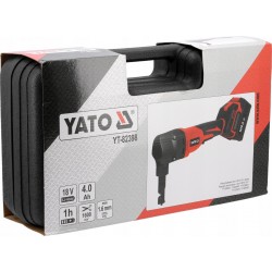 YATO AKUMULATOROWE NOŻYCE DO BLACHY 18V Z BATERIĄ 4AH I ŁADOWARKĄ YT-82398