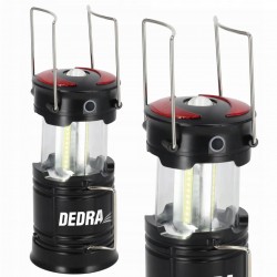 DEDRA LAMPA KEMPINGOWA 300LM AKUMULATOR 1200MAH BATERIA 3XAA SKŁADANA L0940