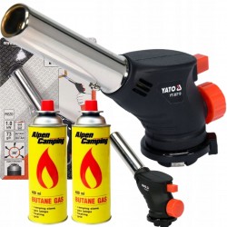 YATO PALNIK GAZOWY YT-36710 LUTOWNICA LUTLAMPA TURBO Z PIEZO 360 +2 GAZY