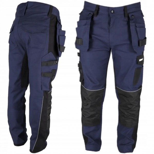 DEDRA SPODNIE ROBOCZE Z MULTIKIESZENIAMI XL/56 270G/M2 SLIMFIT BH47SP-XL DEDRA SPODNIE ROBOCZE Z MULTIKIESZENIAMI XL/56 270G/M2 SLIMFIT BH47SP-XL