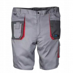 DEDRA SZORTY OCHRONNE SZARE M/50, COMFORT LINE 190G/M2 20%BAWEŁNY BH3ST-M