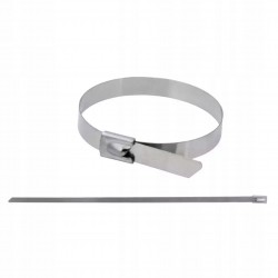 DEDRA STALOWE OPASKI ZACISKOWE METALOWA OPASKA OBEJMA 4.6X125MM SS304 20SZT