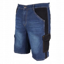 DEDRA SZORTY JEANSOWE S/48 KRÓTKIE DŻINS ROBOCZE DENIM 280g/m2 BH45ST-S