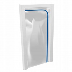 KURTYNA PRZECIWPYŁOWA 120x220cm ZAMEK BŁYSKAWICZNY TAŚMA DWUSTRONNA BH1060