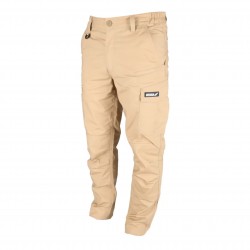 DEDRA SPODNIE BOJÓWKI RIPSTOP SPANDEX S/48, 220G/M2 BEŻOWE BH32SP-S