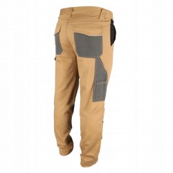 DEDRA SPODNIE OCHRONNE XXL/58 DŁUGIE BEŻOWE SLIM LINE 270G/M2 BH42SP-XXL