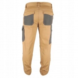 DEDRA SPODNIE OCHRONNE XXL/58 DŁUGIE BEŻOWE SLIM LINE 270G/M2 BH42SP-XXL