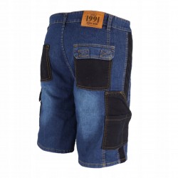 DEDRA SZORTY JEANSOWE M/50 KRÓTKIE DŻINS ROBOCZE DENIM 280g/m2 BH45ST-M