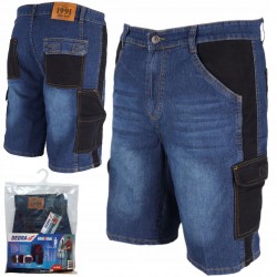DEDRA SZORTY JEANSOWE LD/54 KRÓTKIE DŻINS ROBOCZE DENIM 280g/m2 BH45ST-LD