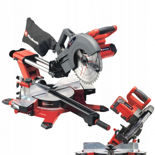 EINHELL PIŁA UKOŚNA 254mm PRZESUWNA AKUM LASER 2x18V TE-SM 36/10 L Li-Solo EINHELL PIŁA UKOŚNA 254mm PRZESUWNA AKUM LASER 2x18V TE-SM 36/10 L Li-Solo