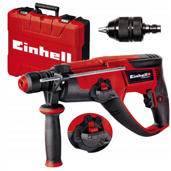 EINHELL MŁOT UDAROWY MŁOTOWIERTARKA TE-RH 28 950W SDS-PLUS 3J WALIZKA EINHELL MŁOT UDAROWY MŁOTOWIERTARKA TE-RH 28 950W SDS-PLUS 3J WALIZKA