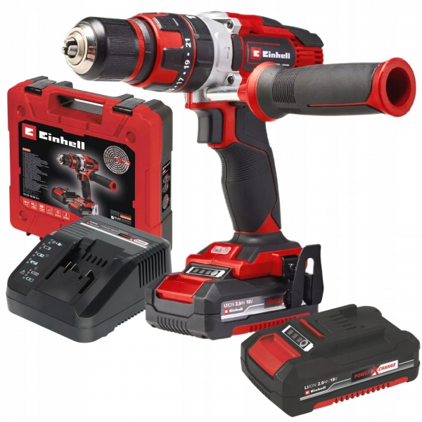 EINHELL WIERTARKO-WKRĘTARKA UDAROWA AKUM 2x2Ah 18V WALIZKA TE-CD 18/48 Li-i EINHELL WIERTARKO-WKRĘTARKA UDAROWA AKUM 2x2Ah 18V WALIZKA TE-CD 18/48 Li-i
