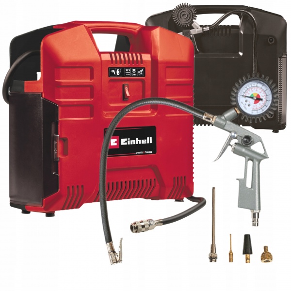 EINHELL KOMPRESOR AKUMULATOROWY 2x18V TE-AC 36/8 Li OF Set-Solo 4020440 EINHELL KOMPRESOR AKUMULATOROWY 2x18V TE-AC 36/8 Li OF Set-Solo 4020440