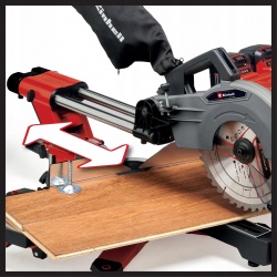 EINHELL PIŁA UKOŚNA 254mm PRZESUWNA AKUM LASER 2x18V TE-SM 36/10 L Li-Solo